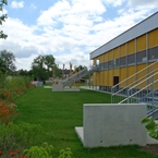 Kinderhaus in München mit aussenliegendem Sonnenschutz