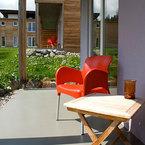 Abele Hotel & Cubes in Buchenberg - Terrasse Gästezimmer von SÄBU Holzbau