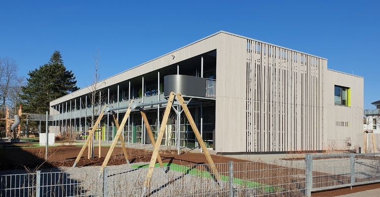 Familienzentrum mit Kita in Dieburg- Holzhybridbau